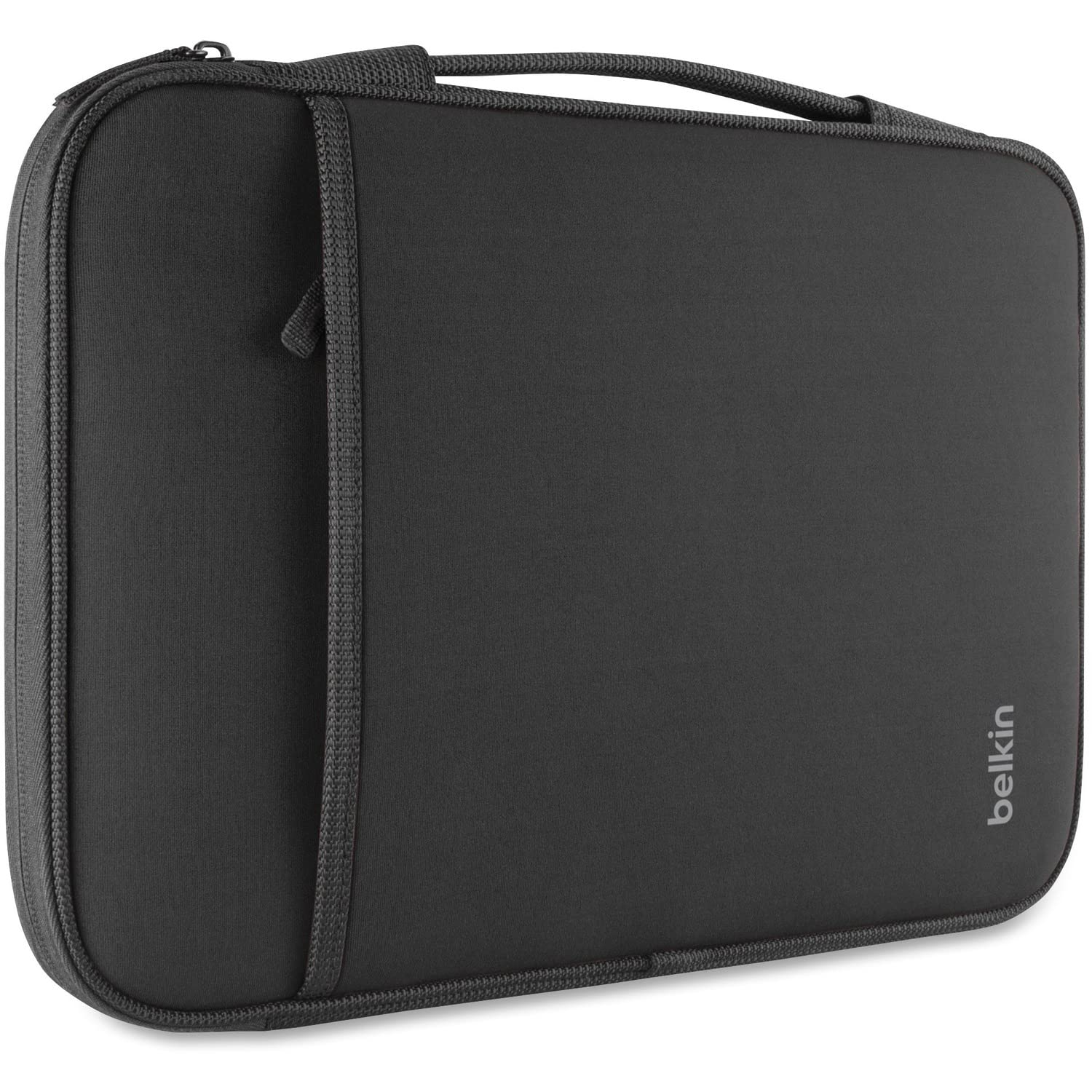 Belkin Slim Protective Sleeve with Carry Handle and Zipped Storage for Chromebooks, Netbooks and Laptops Upto 13 inch - Black