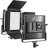 Neewer Upgraded 660 LED Video Light Dimmable Bi-Color LED Panel with LCD Screen for Studio, YouTube Video Shooting Product Ph