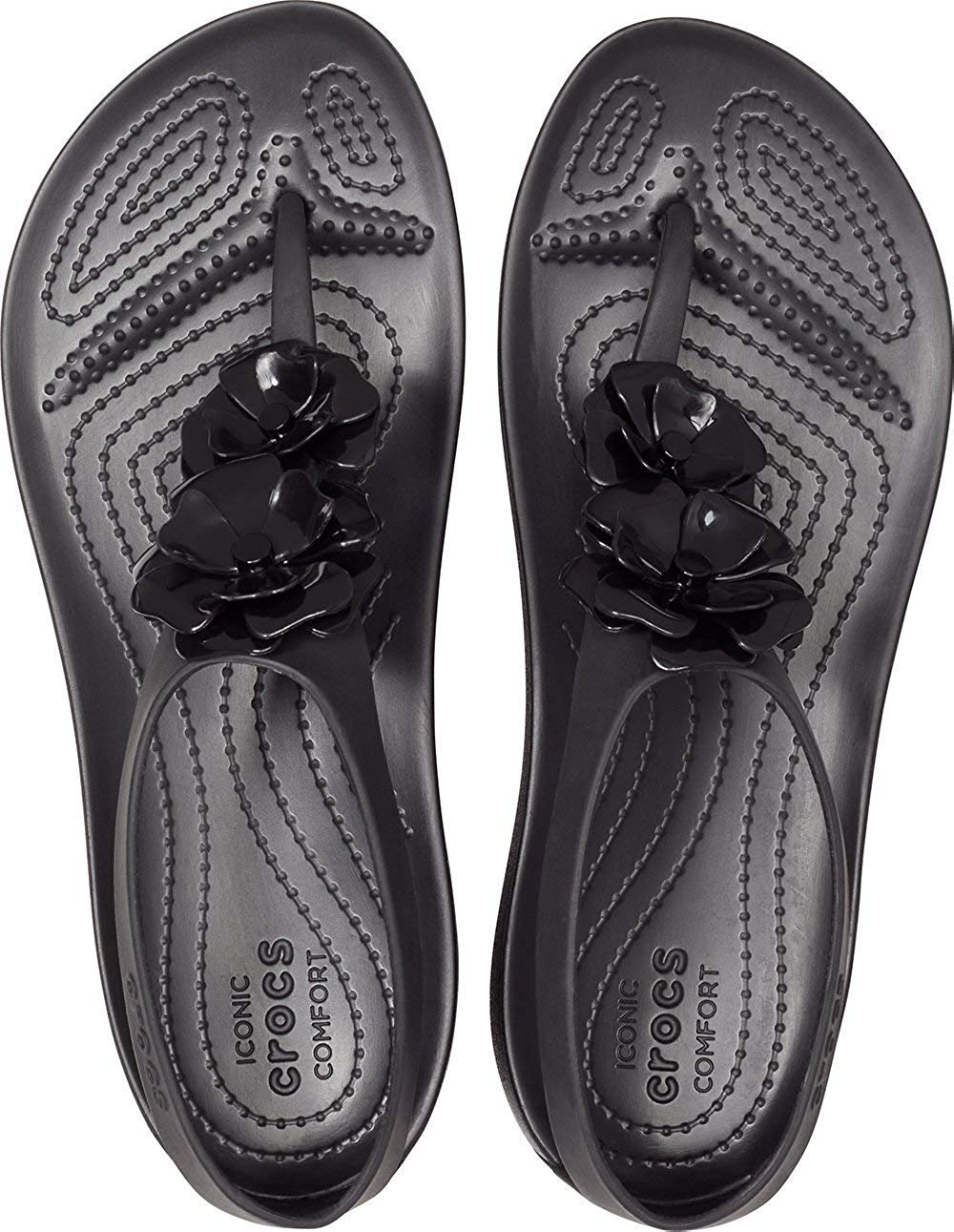 Crocs Women's Serena Embellish Flip Flop, Black/Bl Choose SZ/color eBay