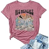 Christian T-Shirt Woman Jesus Faith Tshirts Bible Verse Shirts Casual Christians Inspirational Tee Tops