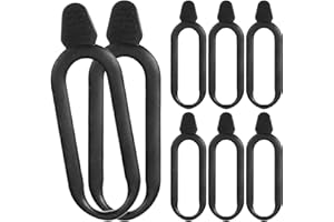 Pushglossy 8 Pcs Rubber Snubbers Straps for ATV Gun & Bow Rack Gun Holders for ATV Replacement Straps Bow Tool Replace