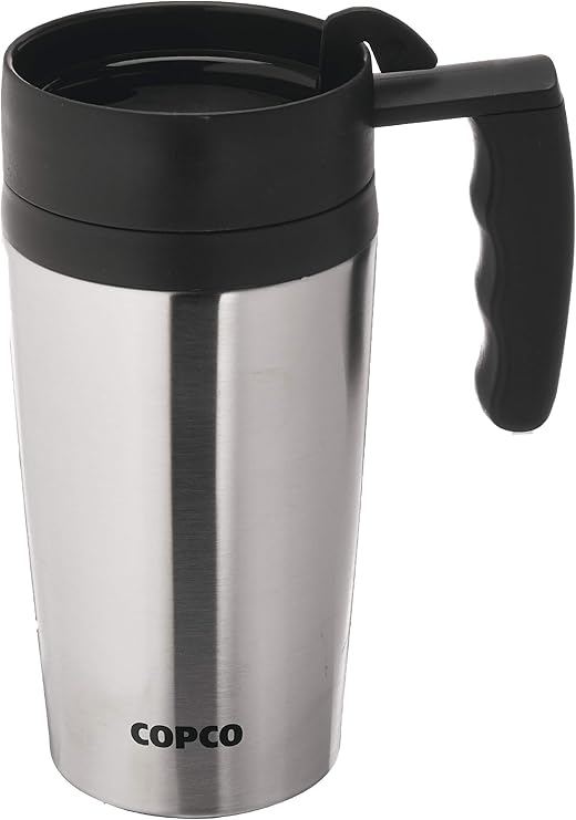 Amazon Com Copco Stainless Steel Insulated Travel Mug 14 Ounce Travel Coffee Mug Kitchen Dining
