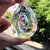 H&D Hyaline & Dora Crystal Suncatcher Prism 3.5” Drop Rainbow Window 89mm AB view 5