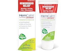 Boiron HemCalm Ointment for Hemorrhoid Relief of Pain, Itching, Swelling or Discomfort - 1 oz