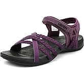UBFEN Womens Hiking Sandals Walking Outdoor Sports Comfortable Water Sandals with Arch Support Comfortable for Beach Camping Travel Golf