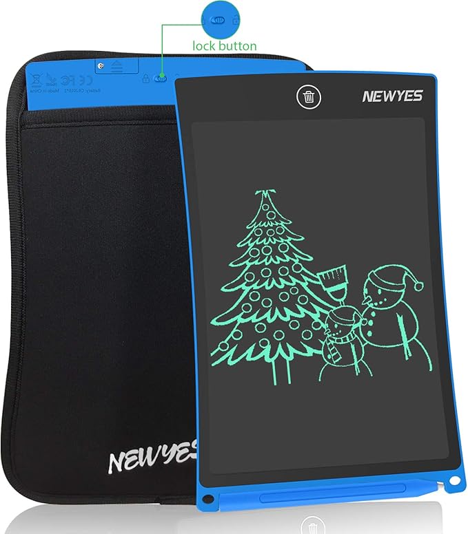 NEWYES LCD Writing Tablet with Sleeve,8.5inch Drawing Amazon.co.uk