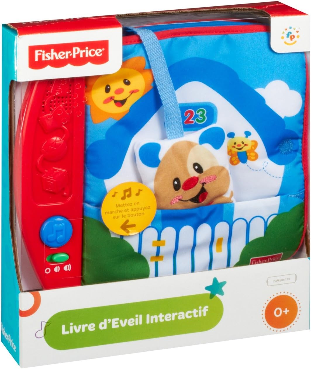 Fisher-Price - Libro interactivo en tela - aprendizaje (Mattel ...