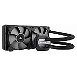 Corsair CW-9060025-WW  Hydro Series, H100i v2, 240mm Radiator, Dual 120mm PWM fans, Advanced RGB Lighting and Fan control with software, Liquid CPU Cooler