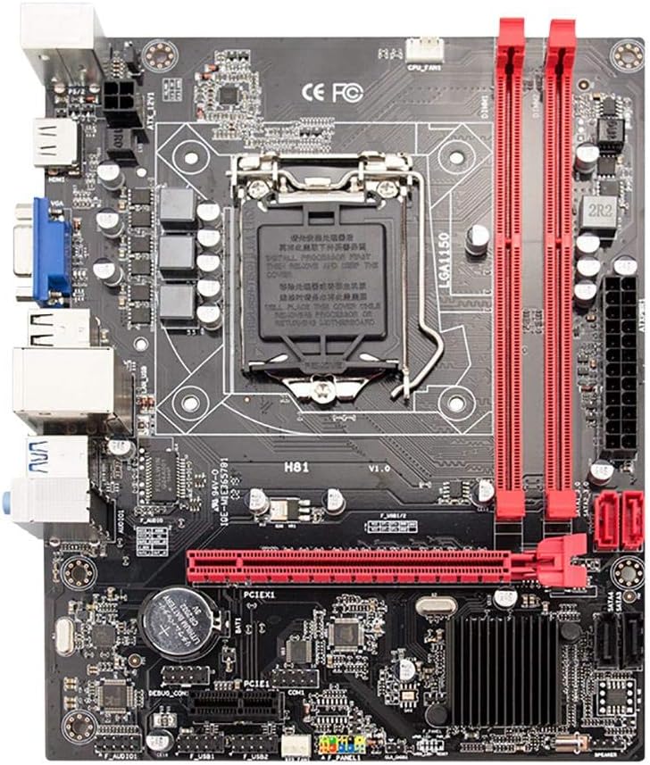 TOMOYOU H81 Desktop Computer Motherboard Socket LGA 1150 DDR3 USB2.0 USB 3.0 Micro-ATX UEFI BIOS Pins I3 I5 3470 4590CPU Super B85 Micro-ATX UEFI BIOS 215mm170mm/8.466.69in