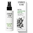 Stories & Ink Tattoo Aftercare | HIGHLIGHTING BODY OIL - For Healed Tattoos, Refreshes Faded Tattoos for Instant Tattoo Glow, 100 mL / 3.4 Fl Oz