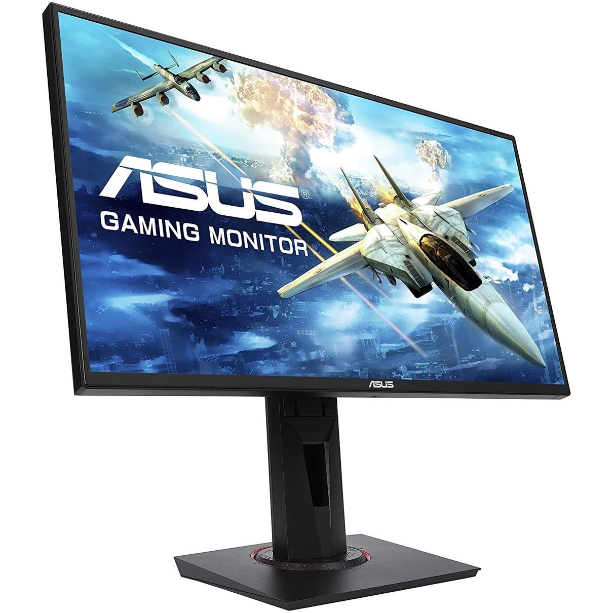 ASUS VG258QR, 25 Inch(24.5 Inch) FHD (1920x1080) Esports Gaming monitor, 0.5ms, up to 165Hz, DP, HDMI, DVI-D , Super Narrow Bezel, FreeSync, Low Blue Light, Flicker Free