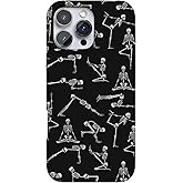 Casely iPhone 16 Pro Max Case | Corpse Pose | Skeleton Yoga | Compatible with MagSafe | Classic Ultra Slim Design