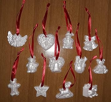 Segnaposto Natalizi Gessetti.Hc Set Di 12 Gessetti Natalizi Perlati 8 Modelli Diversi Da Appendere Non Profumati Cuore Segnaposto Bomboniera Chiudipacco Natalizi Segnaposto Bomboniera Natale Idea Regalo Amazon It Giochi E Giocattoli