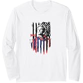 The Boys Homelander American Flag Patriotic Long Sleeve T-Shirt
