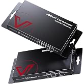 AV Access HDBaseT 4K60Hz HDMI Extender Over Ethernet 230ft (4KEX70-L) | HDMI over Cat6/7, PoE, IR &amp; RS232, CEC, HDR, 3D, Dolby Atmos, DTS:X, Dolby True-HD, DTS-HD Master, for Roku, Apple/Fire TV