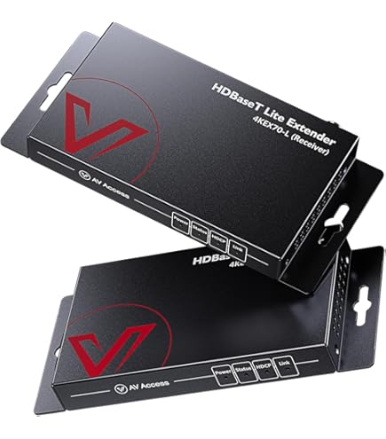 Amazon.com: AV Access HDMI Extender Over Cat6a/7 4K@60Hz 4:4:4 HDR