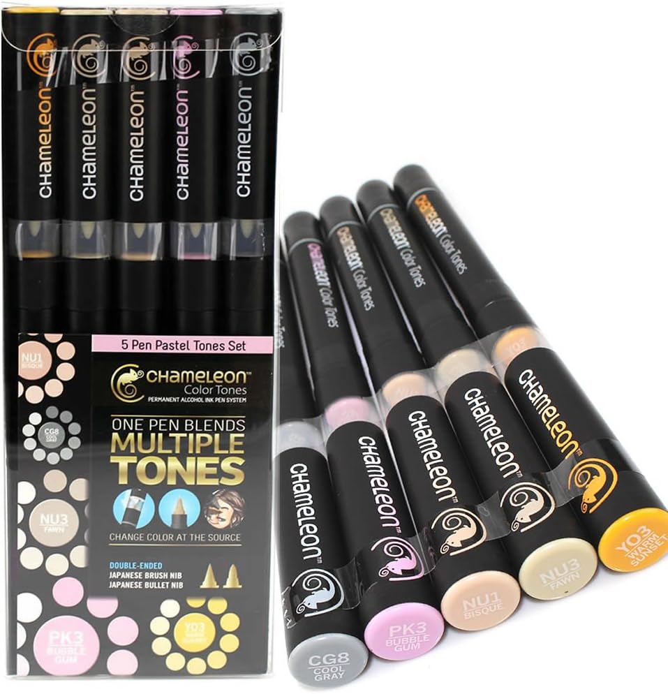 ChameleonColor Tones 5 Pen Pastel Tones Set