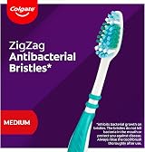 Colgate Zig Zag Manual Toothbrush 6 Pack Cross Bristles Tongue Cleaner view 2