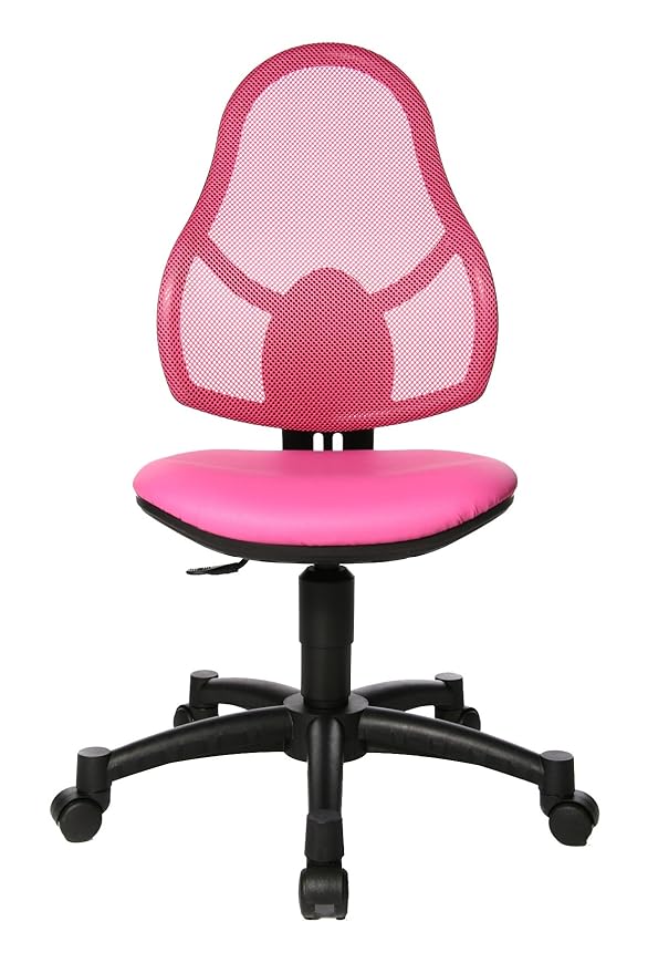 Topstar Open Art Junior, Bürostuhl, Schreibtischstuhl für Kinder und Jugendliche, Bezugsstoff, pink