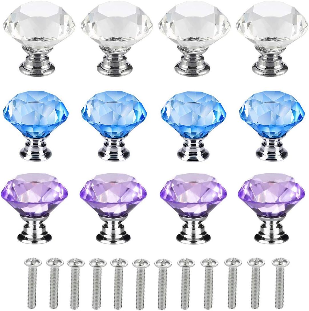 Knöpfe Baumarkt Mengger Schubladenknöpfe kristall Möbelknöpfe Kommode