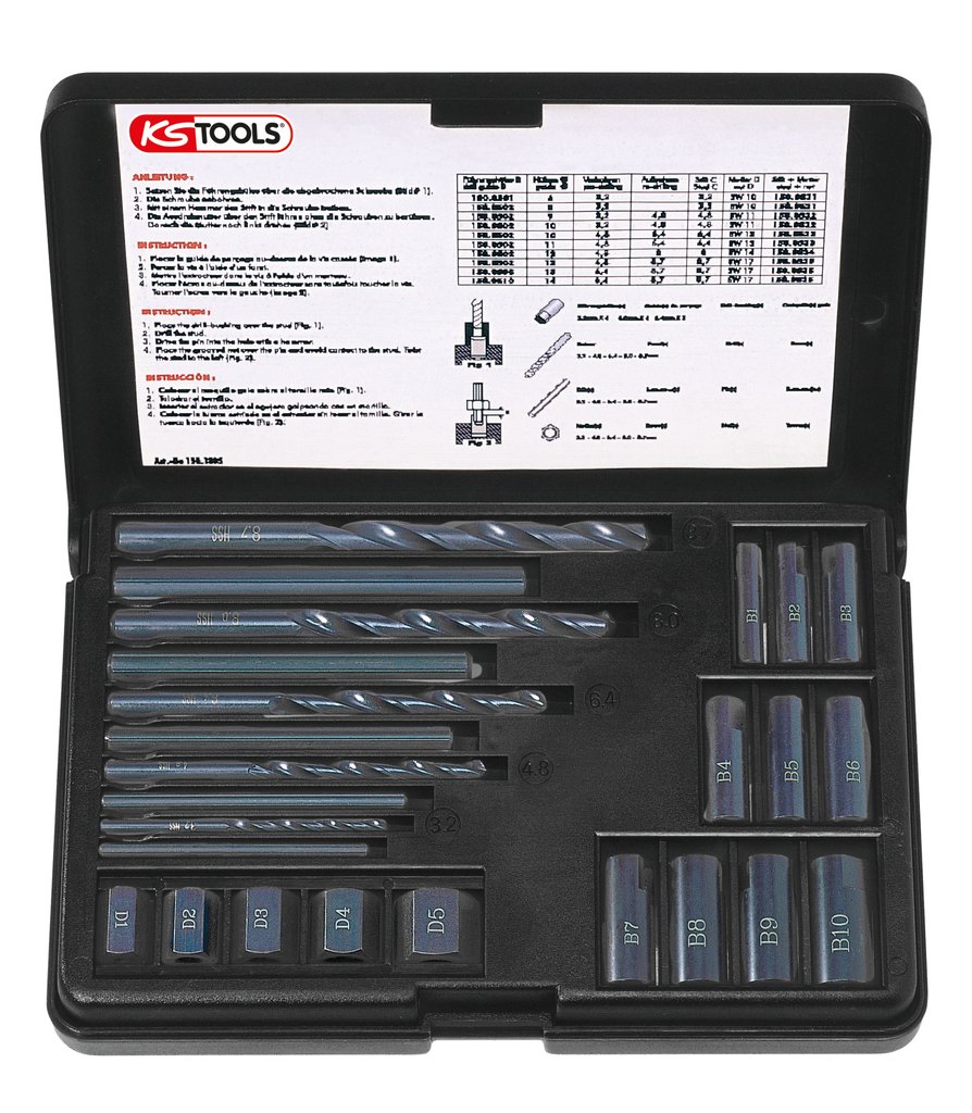 KS Tools 150.1305 Stud extractor set, 25 pcs Amazon.co.uk Business
