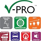 Varilight V-Pro 2 Gang Dimmer Switch Georgian Brass Rope Edge 250W view 6