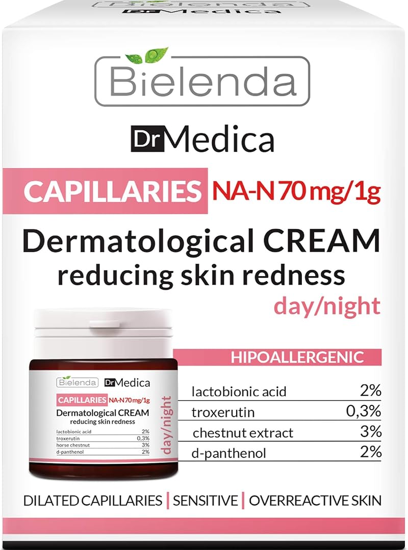 Bielenda Dr Medica Capillary Skin Day/Night Cream 50 ml Reduces Redness