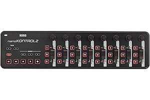 Korg nanoKONTROL2 Slim-Line USB MIDI Controller (Black)