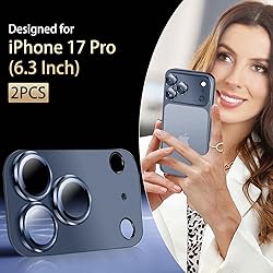 SiHPuoy 2 Pack Camera Lens Protector for iPhone 17