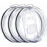 3 Pack 30 oz Tumbler Lid Replacement Lids for YETI, Ozark Trails 30oz Stainless Steel Tumbler Travel Cup and more Cooler Cup, Splash Proof