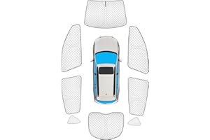 KMF 8pcs Full Window Sun Shades for Subaru Outback Wagon Accessories 2015-2019, Custom Fit Privacy Car Window Covers for Windshield Side Rear, UV Block and Blackout for Camping Outdoor