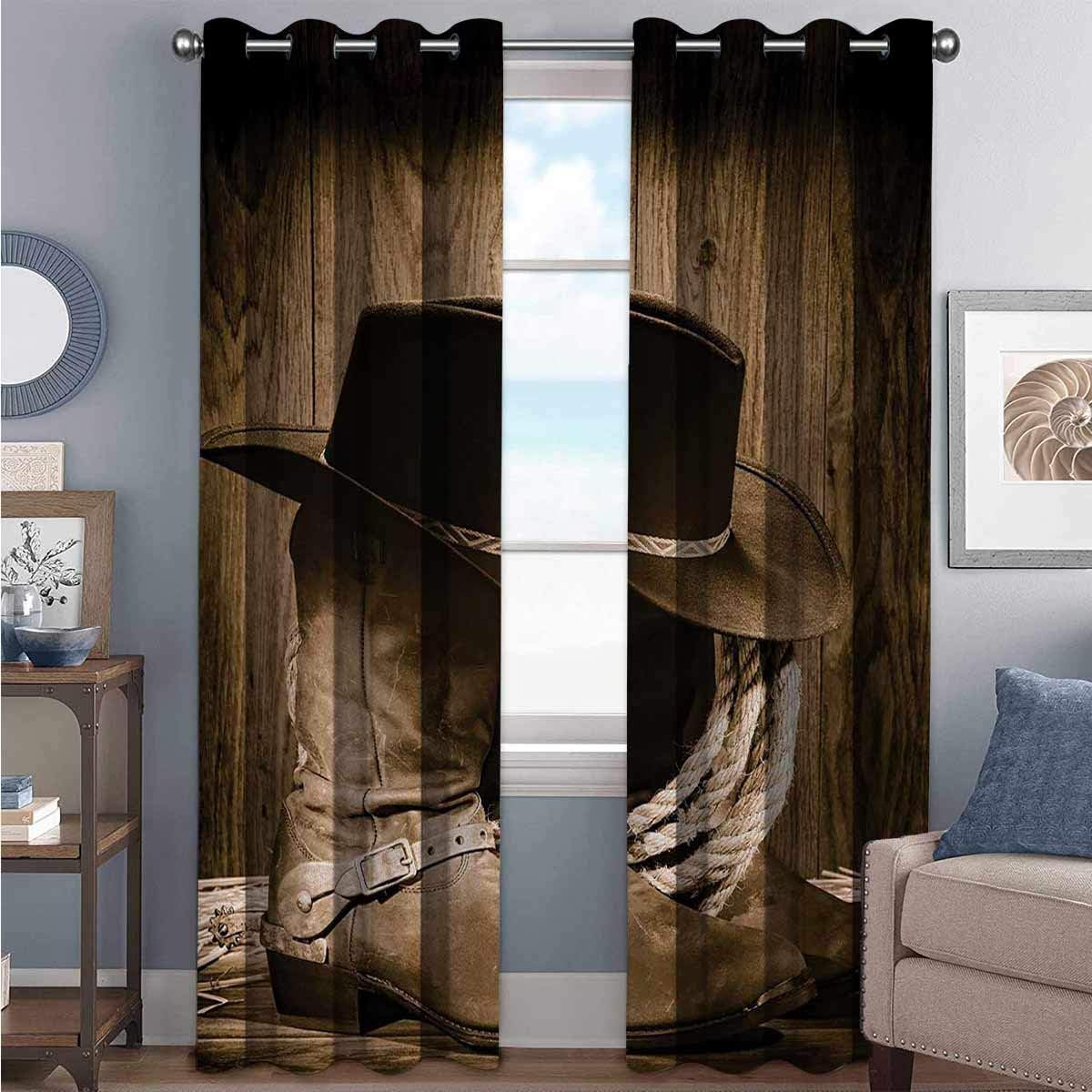 Amazon.com: Toopeek Western Blackout Curtains with Grommets darken Wild