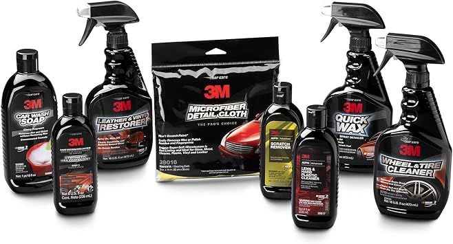 Amazon Com 3m 39117 Complete Car Care Kit Automotive