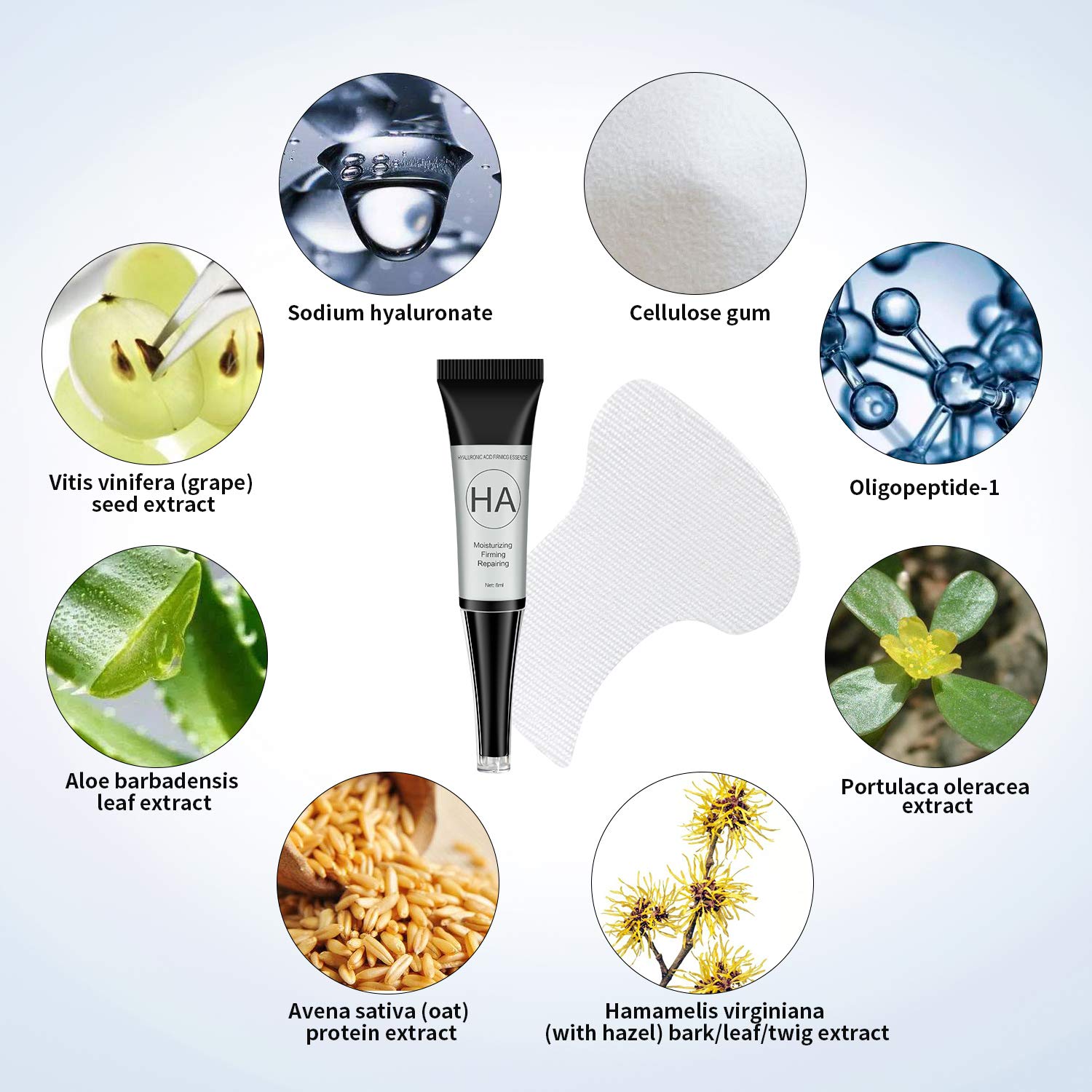 Collagen Under Eye Treatment Mask, Patches, Pads with Hyaluronic Acid Eye Serum for Under Eye Bags, Puffy Eyes, Dark Circles, Fine Lines & Wrinkles, Dryness | Supper Hydrating | Anti Aging & Wrinkling