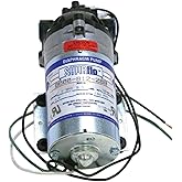 PENTAIR SHURFLO 8000-812-288 Diaphragm Water Pump, 115VAC, 1.4 GPM, 100 PSI, Switch/ByPass Control, Self Priming, 3/8" NPT, Industrial &amp; Agricultural Spray and Fluid Transfer Pump