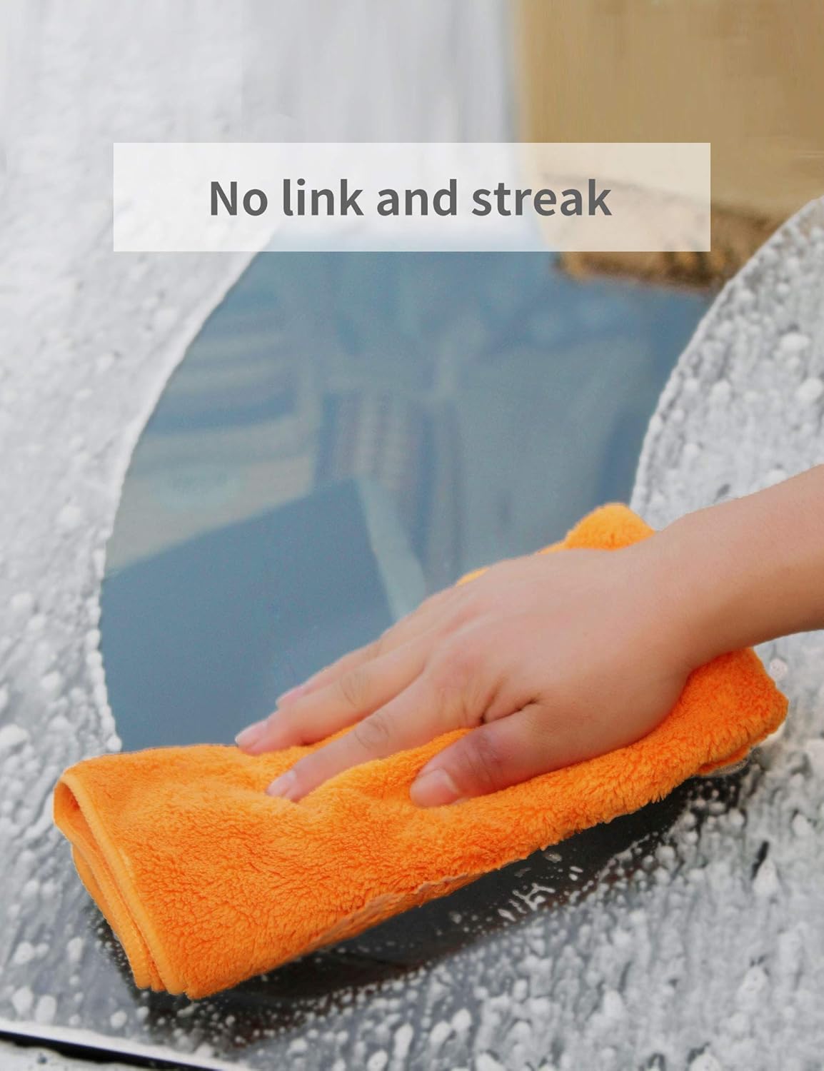 6PCS Micro Fiber Car Towels for Drying-Microfiber Rags for Cleaning, Thick Microfiber Cleaning Cloths for Detailing, Large Dust Cloths for Stainless Steel, Cleaning Rags for House, Leather-16'' x 16'': Kitchen & Dining