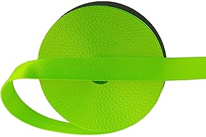 ABOKOY 1 Inch Nylon Webbing Strap 15 Yards Nylon Strap Webbing for Backpack Strap Pet Collar Indoor Outdoor Craft DIY Repair