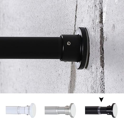 Amazon Com 1 Dia Spring Tension Curtain Rod For Windows 80 To