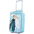 AMERICAN TOURISTER Kids' Disney Softside Upright Luggage, Telescoping Handles, Frozen, Carry-On 18-Inch