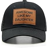 HAFOUXIGM Gifts for Dad from Daughter, Fathers Day Birthday Gifts for Dad, Adjustable Awesome Like My Daughter Trucker Hat