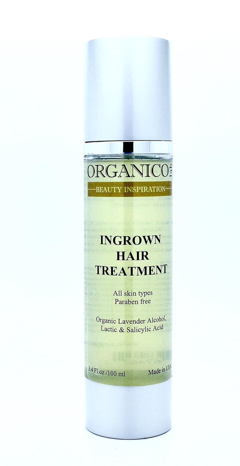 Amazon Com Organicolab Ingrown Hair Treatment Smooth Away Razor