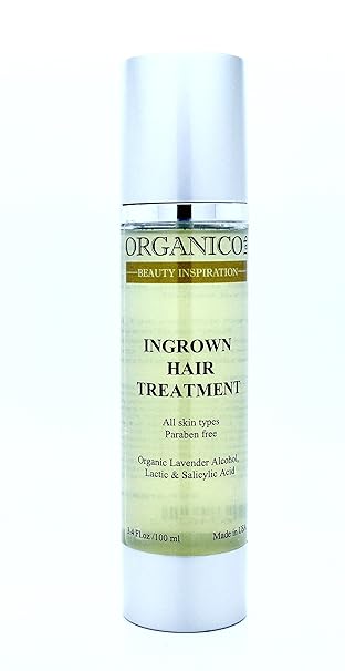 Amazon Com Organicolab Ingrown Hair Treatment Smooth Away Razor