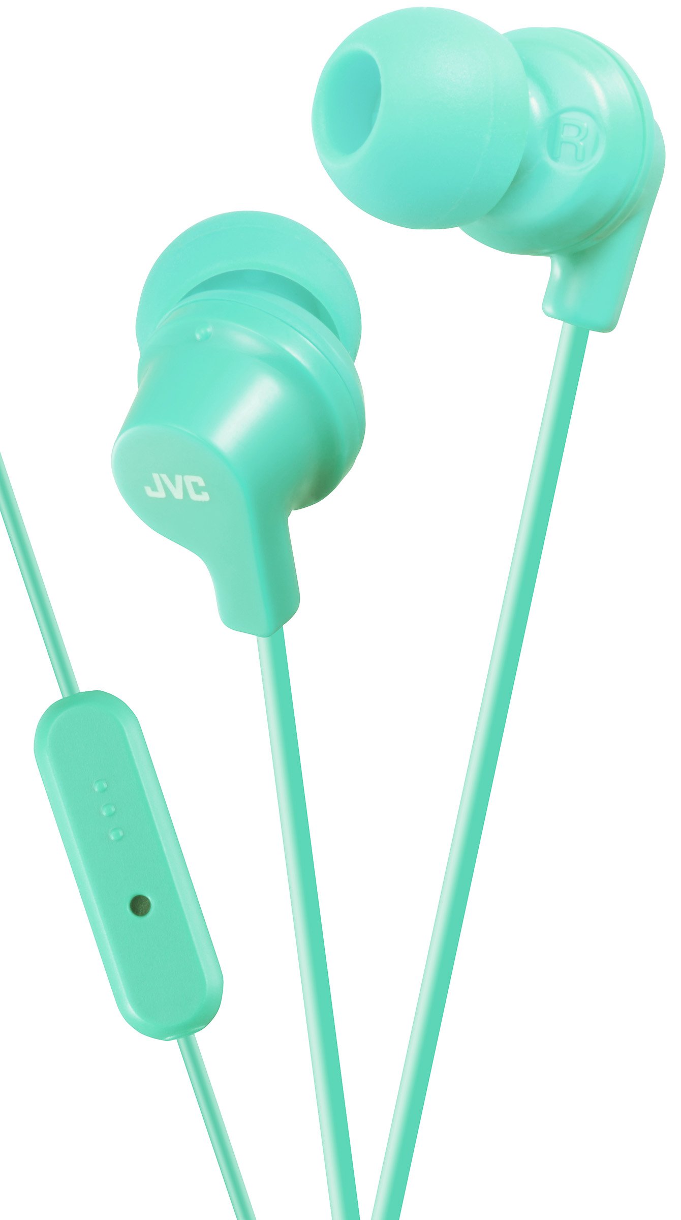 JVC HA-FR15-Z-E In-Ear Headphones with Remote/Microphone, Turquoise (Mint)