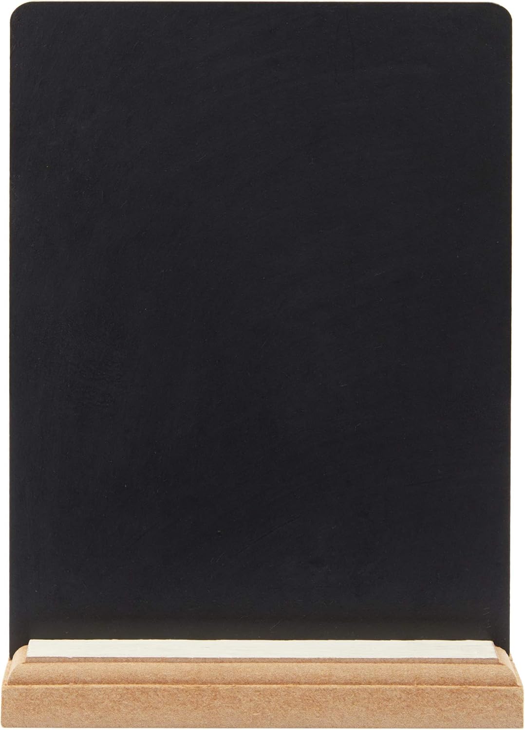 Juvale Mini Tabletop Chalkboard Signs with Wood Base (6 Pack), 6 x 8 Inches : Office Products