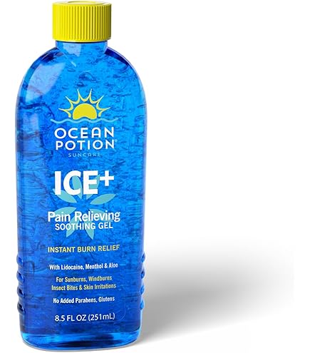 Amazon.com : Fruit Of the Earth Aloe Vera Cool Blue Gel Bottle