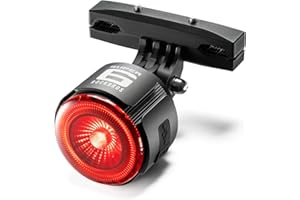 ROCKBROS Bike Tail Light Anti-Lost Bicycle Rear Light Brake Sensing Smart Cycling Taillight for Night Riding USB Rechargeable