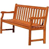 Amazon.com : Vifah V1381 Outdoor Wood Fol   ding Bistro Set 