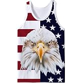 RAISEVERN Mens Tank Tops Summer Sleeveless Tee Beach Cool Workout T-Shirts