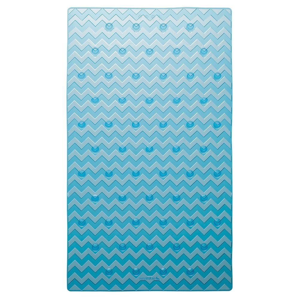 Sealskin Leisure Anti-Slip Mat, PVC, Blue, 40 x 0.3 x 70 cm