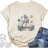 Bible Shirt for Women Funny Graphic Pattern Summer Classic Short Sleeve Outdoor Tops